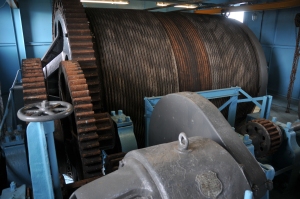 The cable spool in the Tital Crane